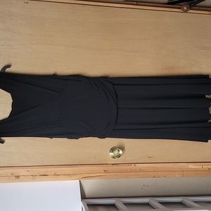 Black Dress with slouch/ scrunch waist